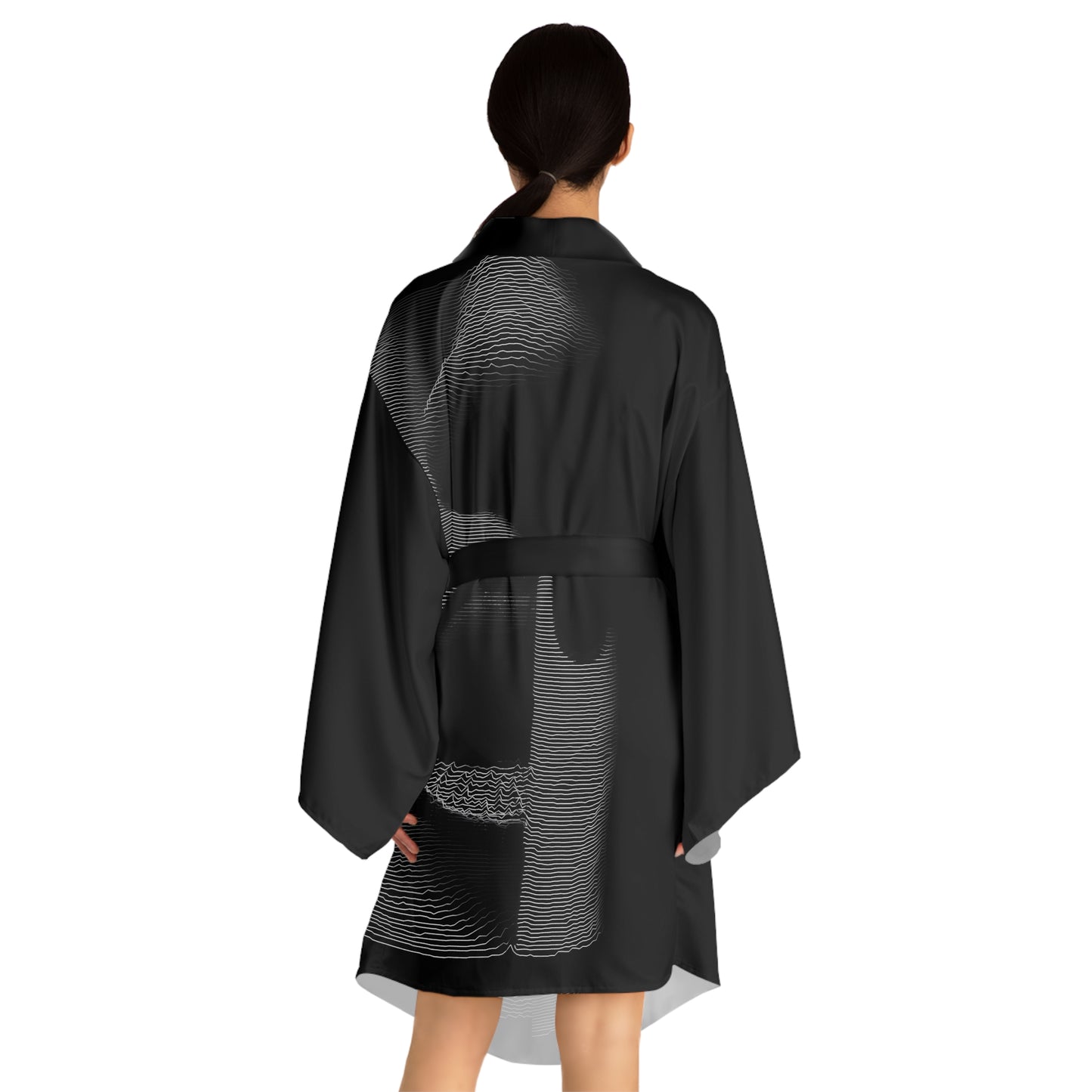 Shhh! - Womens Long Sleeve Kimono Robe - iSAW Company