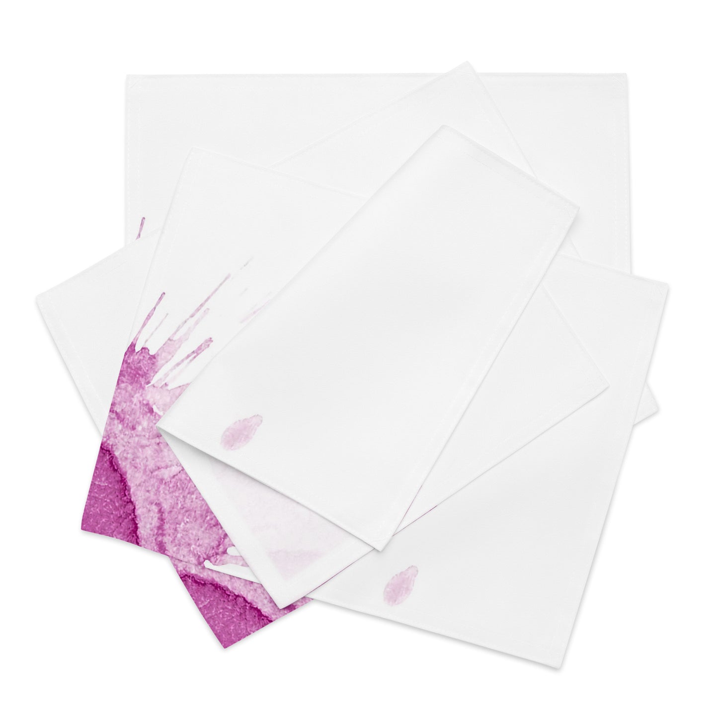 Watercolour Pink Splash - Placemat Set - iSAW Company