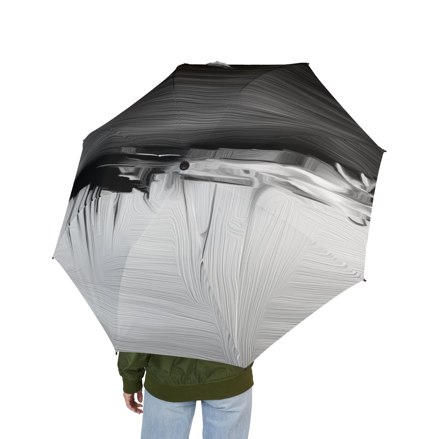 The Sleeping Yachts (at Night) - Windproof Umbrella - iSAW Company