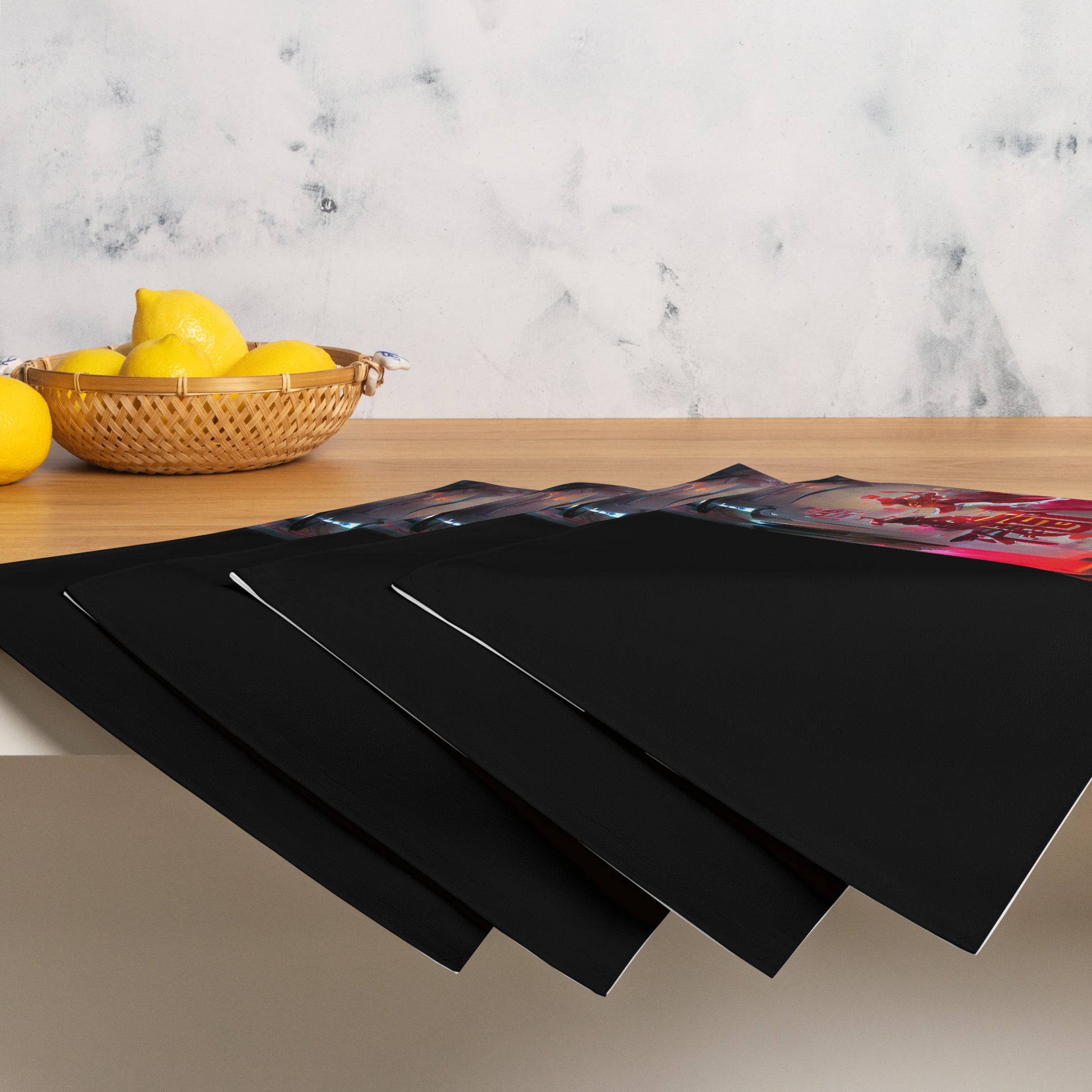 Half Black Half Báijiǔ - Placemat Set - iSAW Company