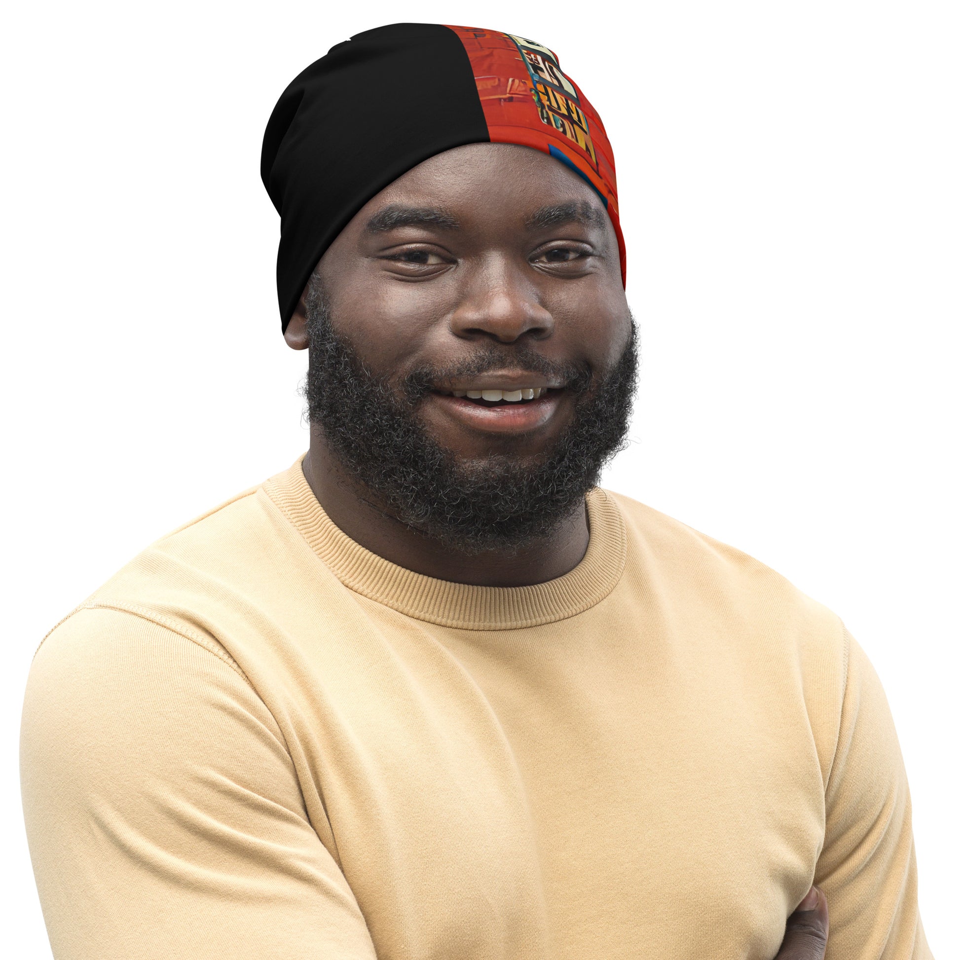 Half Black Half Hónghǎi - Beanie - iSAW Company