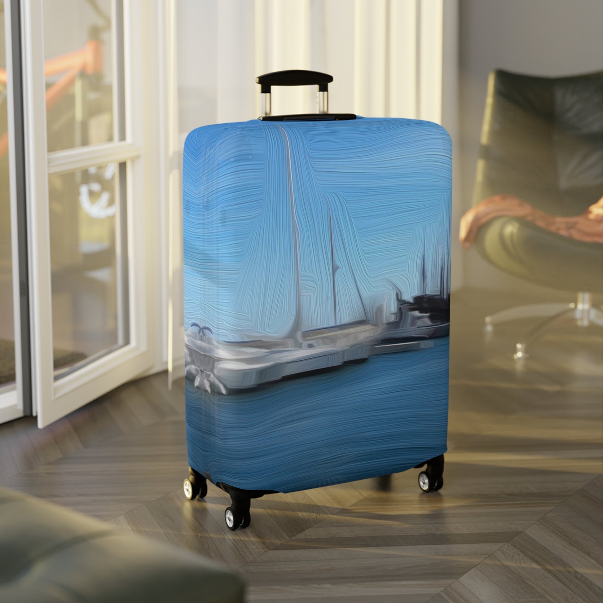 The Sleeping Yachts (at Morning) – Protective Suitcase Cover - iSAW Company
