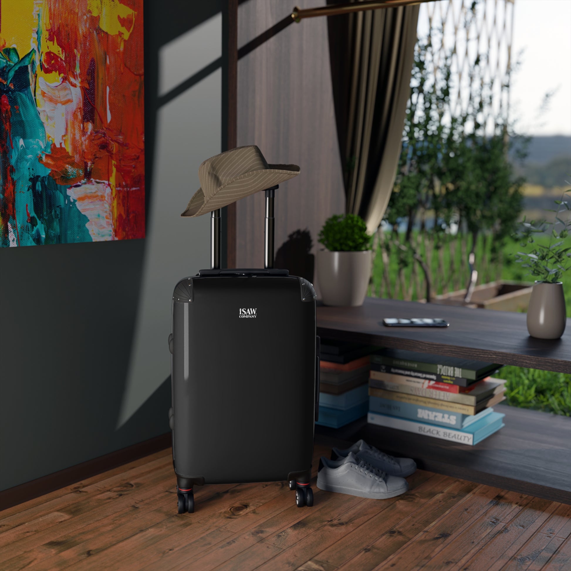 iSAW Black Hard - Shell Suitcase - iSAW Company
