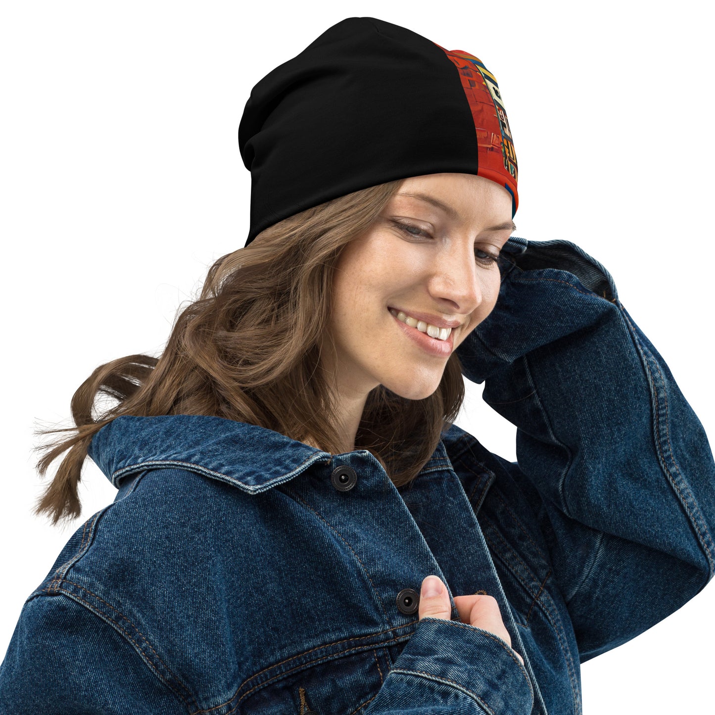 Half Black Half Hónghǎi - Beanie - iSAW Company