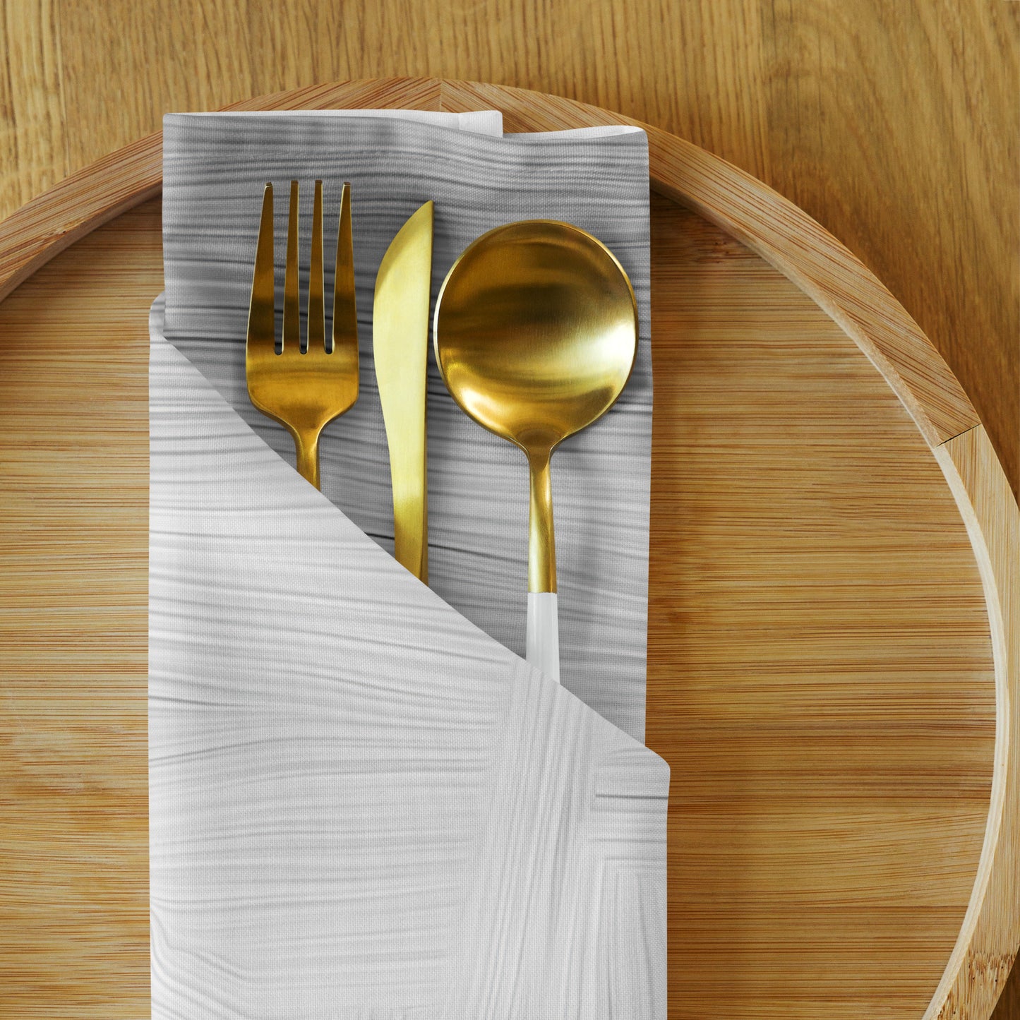 The Sleeping Yachts (at Night) - Cloth Napkin Set