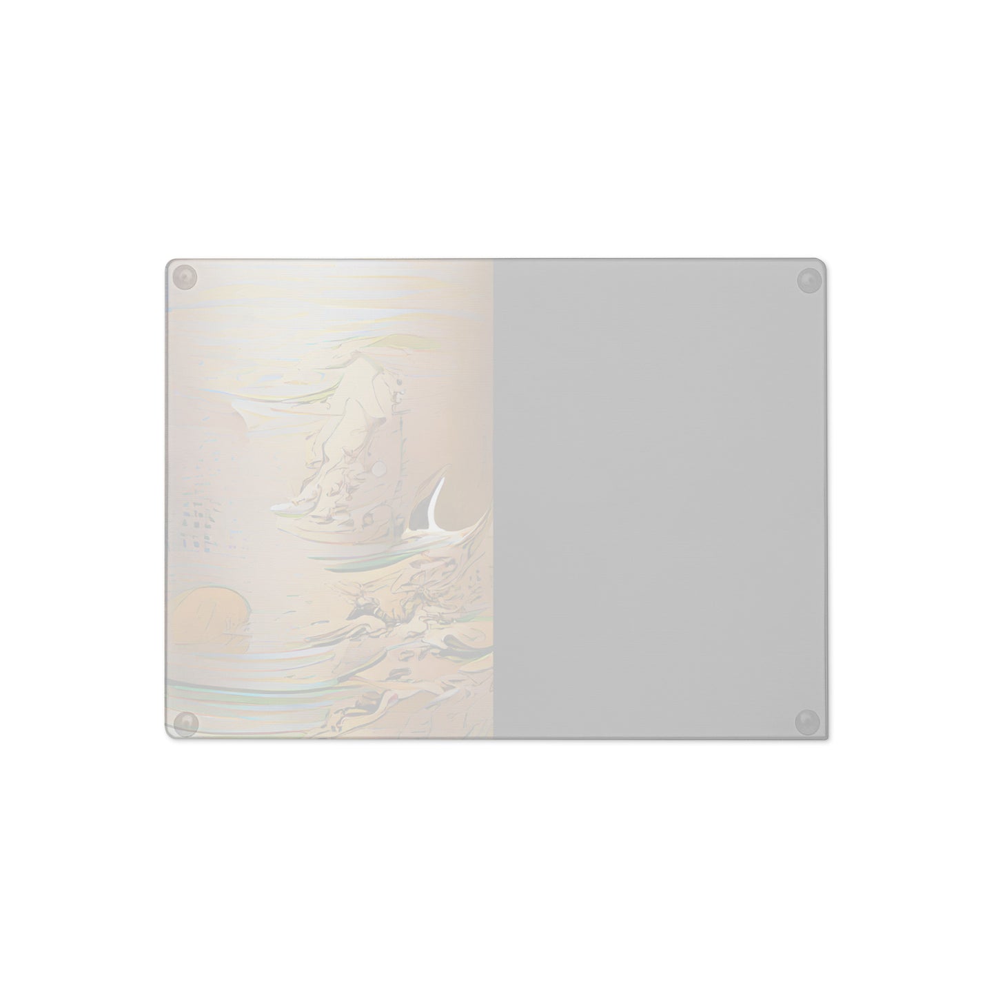 Half Black Half Gāolàng - Glass Cutting Board - iSAW Company