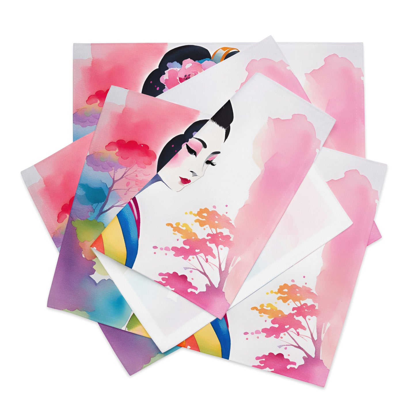 Geisha Girl - Placemat Set - iSAW Company