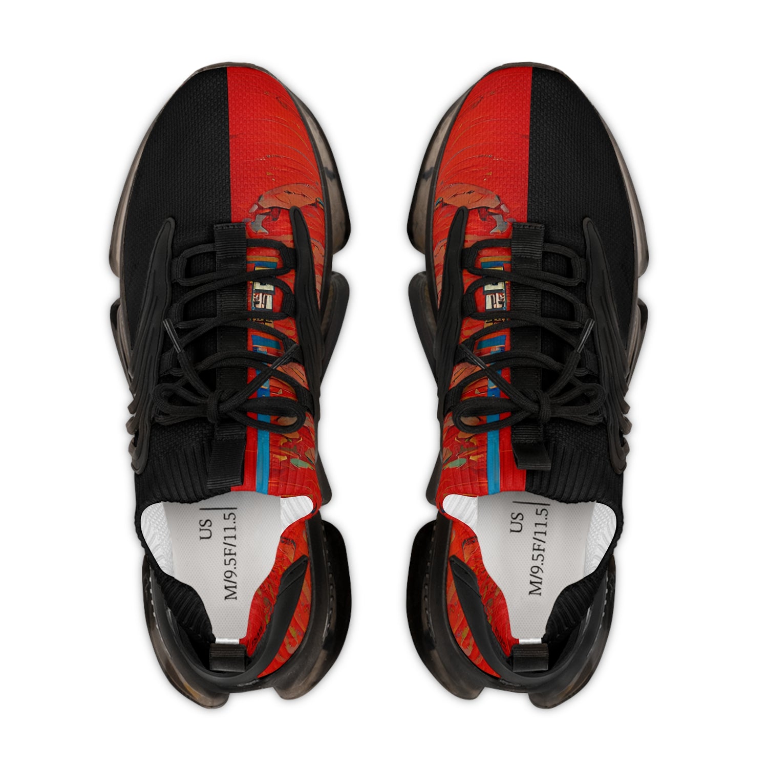 Half Black Half Hónghǎi - Mens Mesh Street Sneakers - iSAW Company