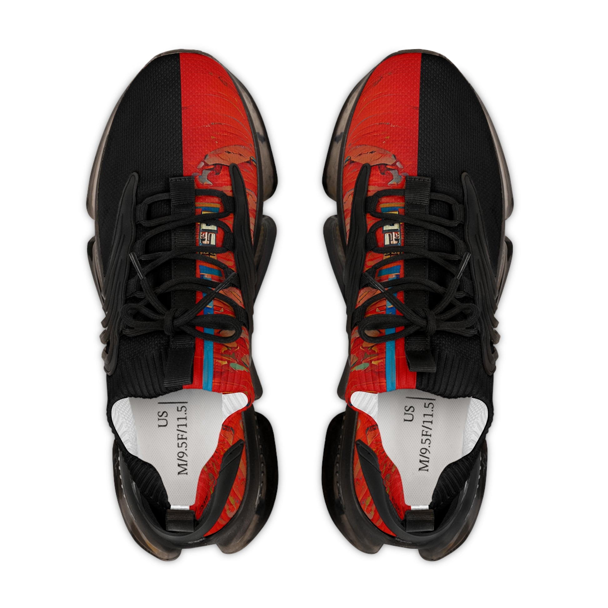 Half Black Half Hónghǎi - Mens Mesh Street Sneakers - iSAW Company