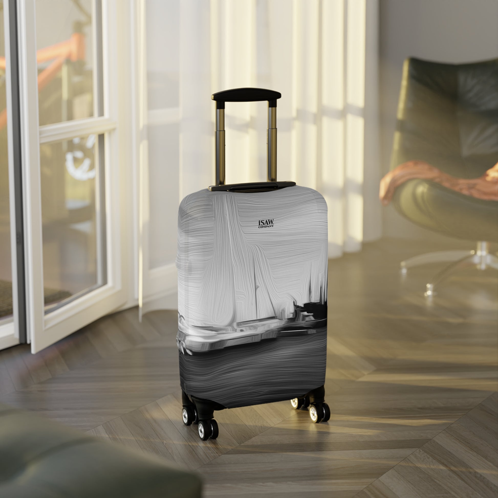 The Sleeping Yachts (at Night) – Protective Suitcase Cover - iSAW Company