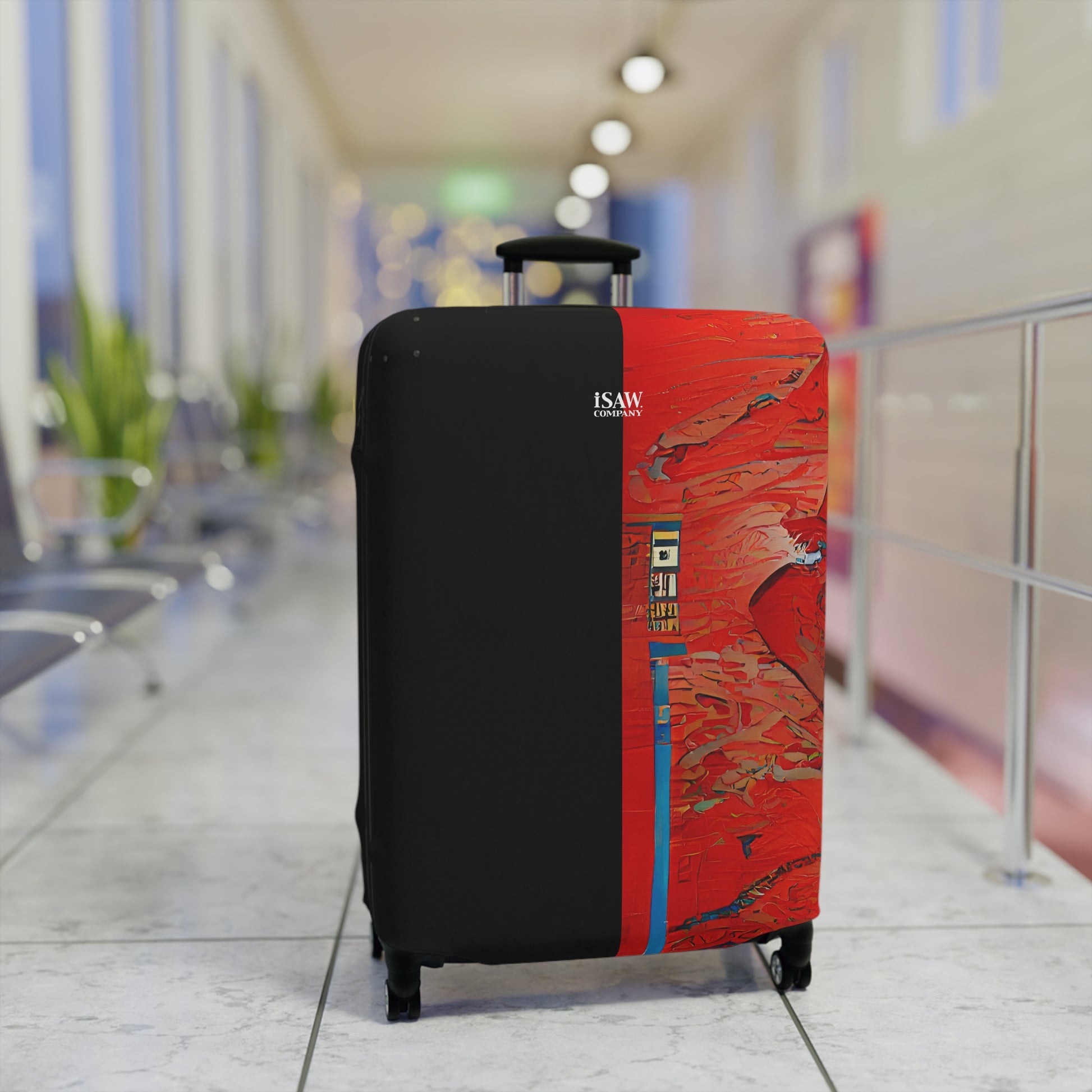 Half Black Half Hónghǎi – Protective Suitcase Cover - iSAW Company