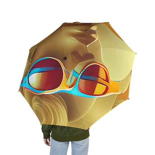 Retro Cool Orange - Windproof Umbrella - iSAW Company