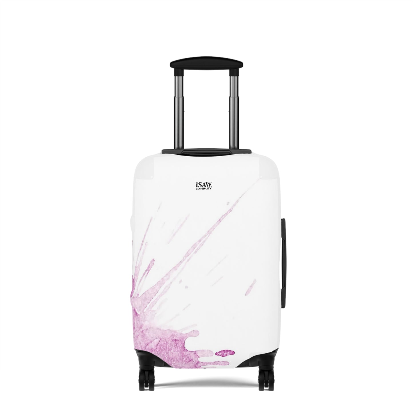 Watercolour Pink Splash – Protective Suitcase Cover - iSAW Company