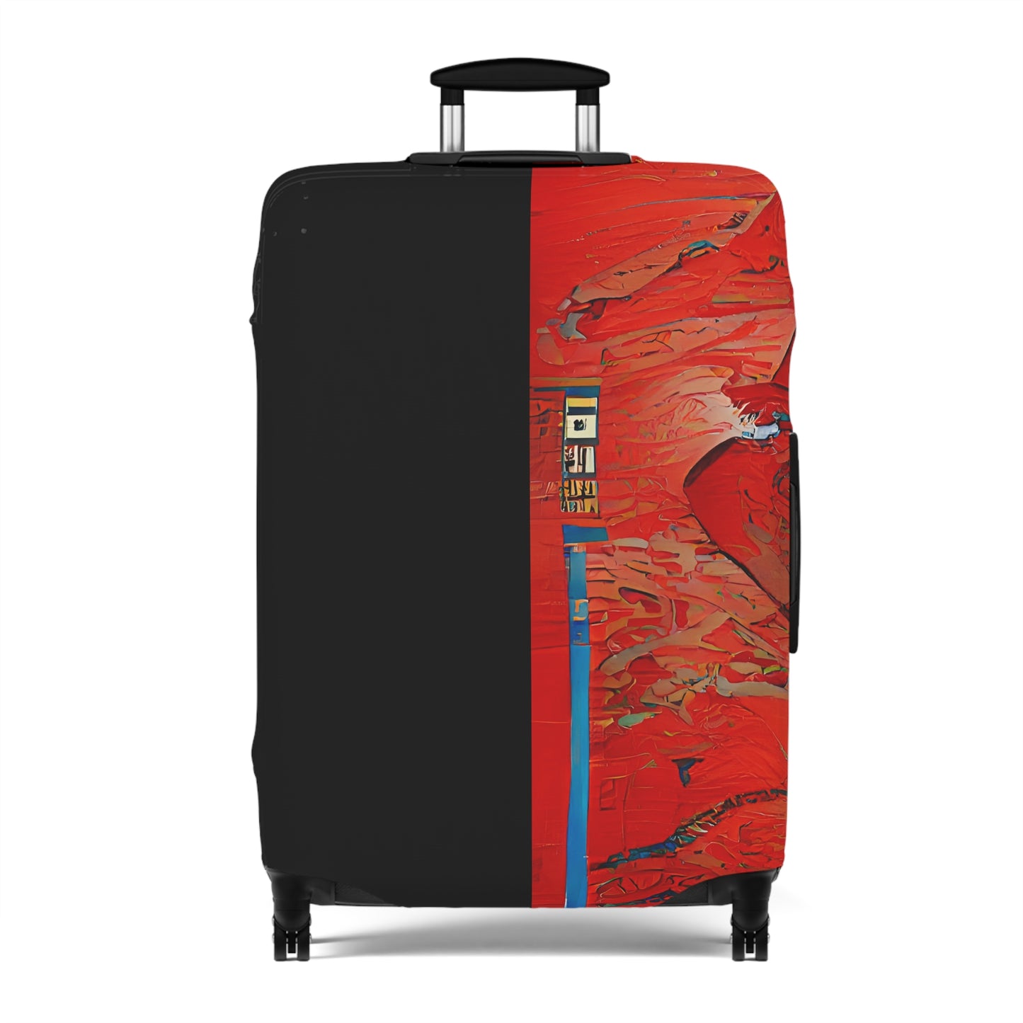 Half Black Half Hónghǎi – Protective Suitcase Cover - iSAW Company