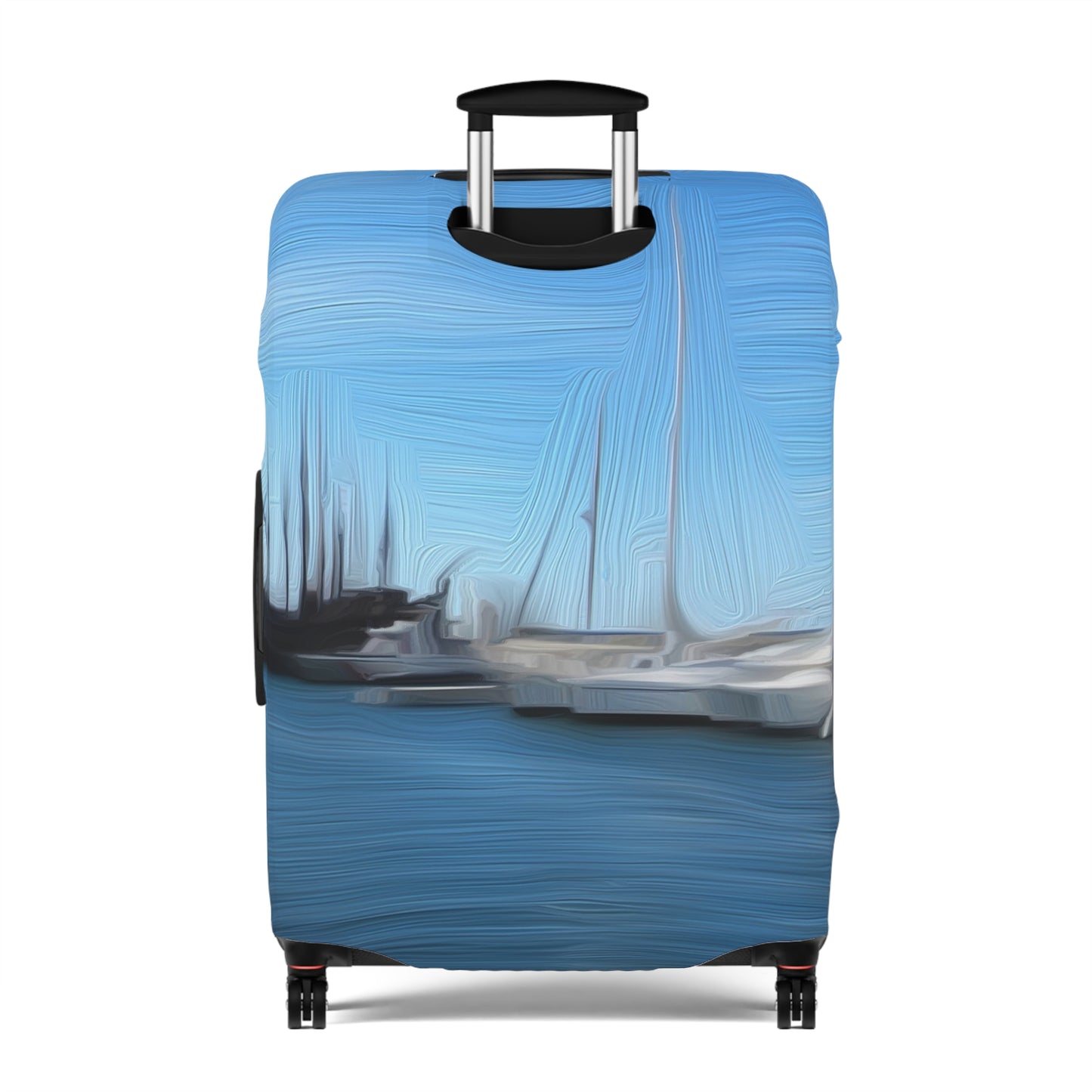 The Sleeping Yachts (at Morning) – Protective Suitcase Cover - iSAW Company