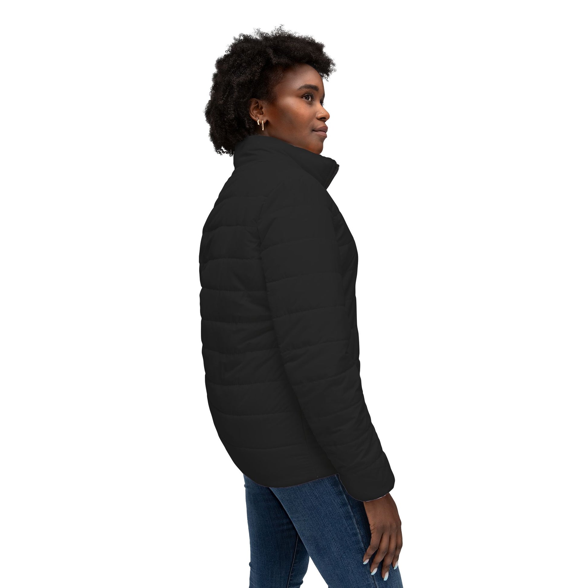 iSAW Womens Black Puffer Jacket - iSAW Company