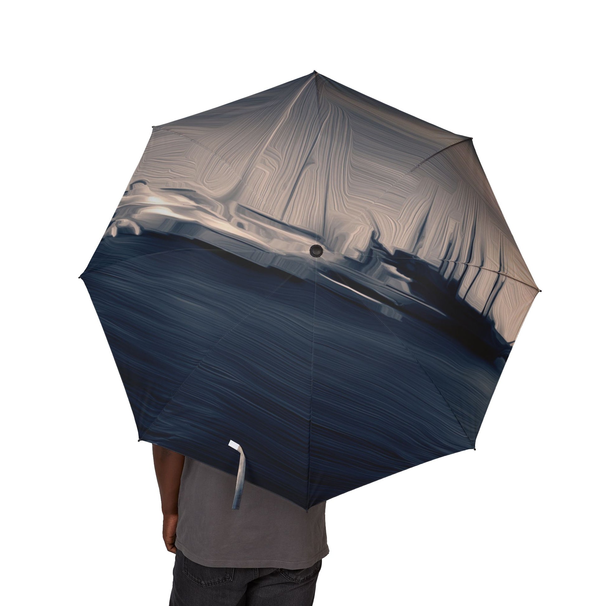 The Sleeping Yachts (at Sunrise) - Windproof Umbrella - iSAW Company