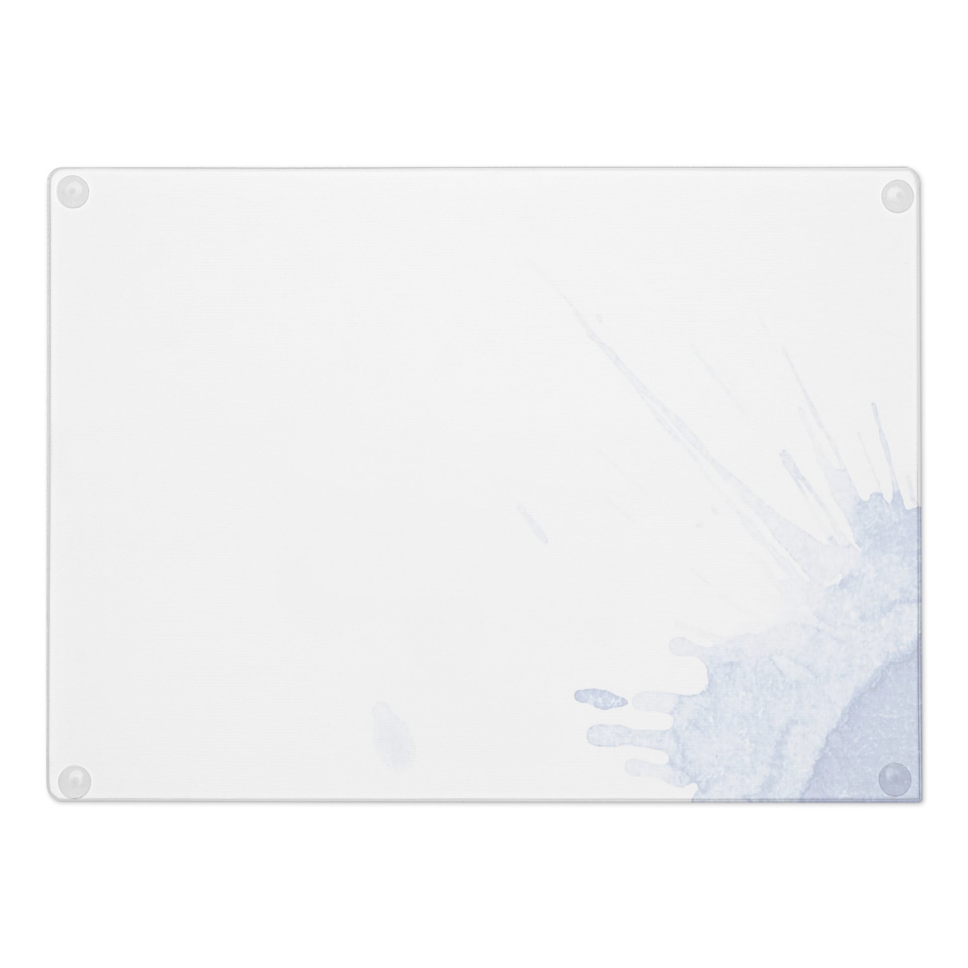 Watercolour Blue Splash - Glass Cutting Board - iSAW Company