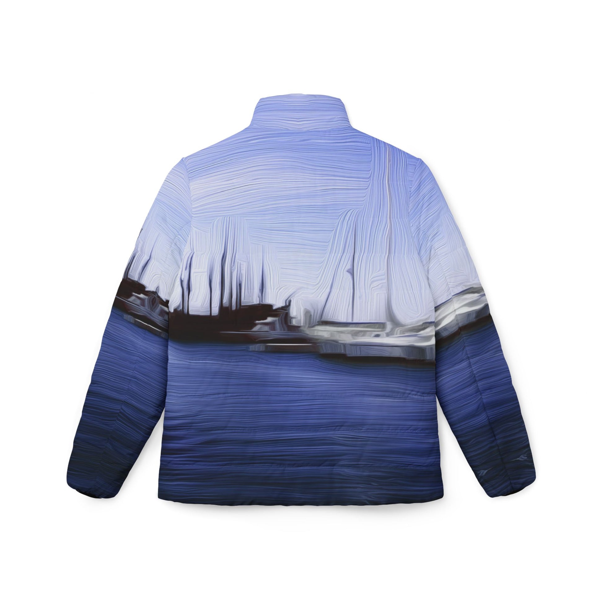 The Sleeping Yachts (at Afternoon) - Womens Puffer Jacket - iSAW Company