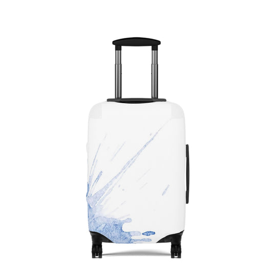 Watercolour Blue Splash – Protective Suitcase Cover - iSAW Company