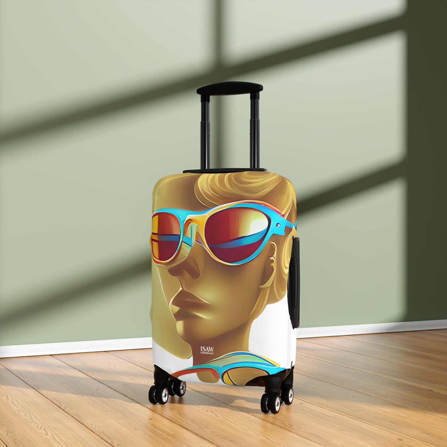 Retro Cool White – Protective Suitcase Cover - iSAW Company
