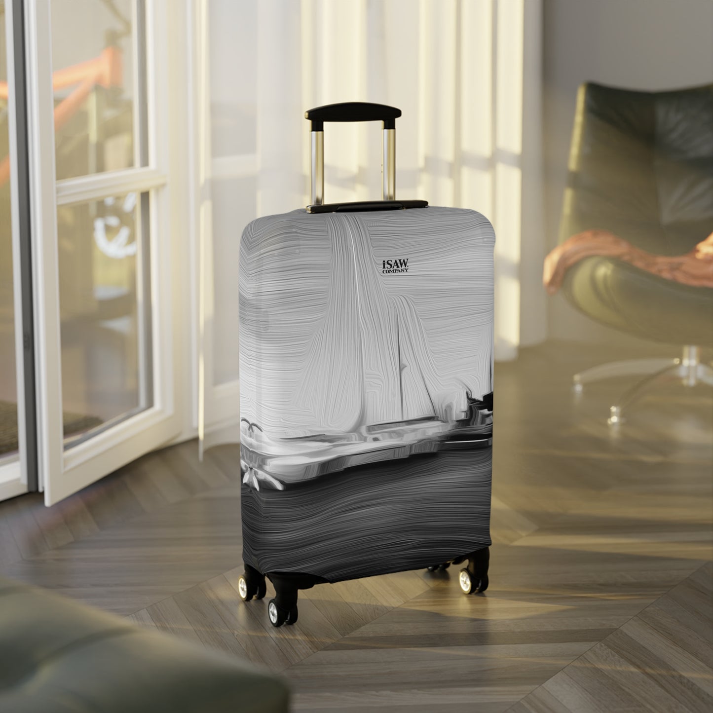 The Sleeping Yachts (at Night) – Protective Suitcase Cover - iSAW Company