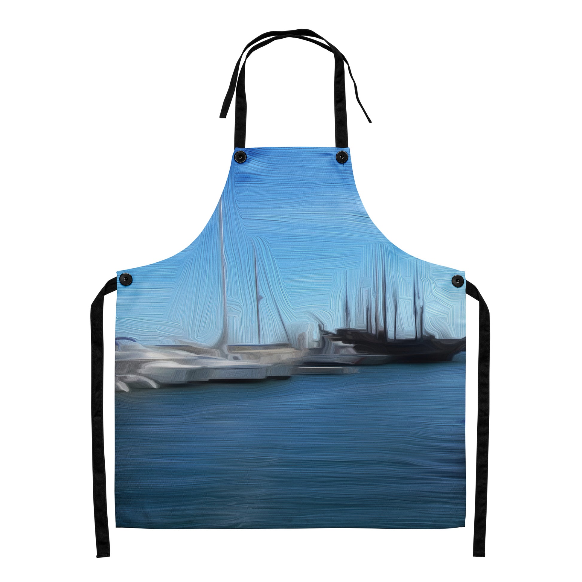 The Sleeping Yachts (at Morning) - Apron - iSAW Company
