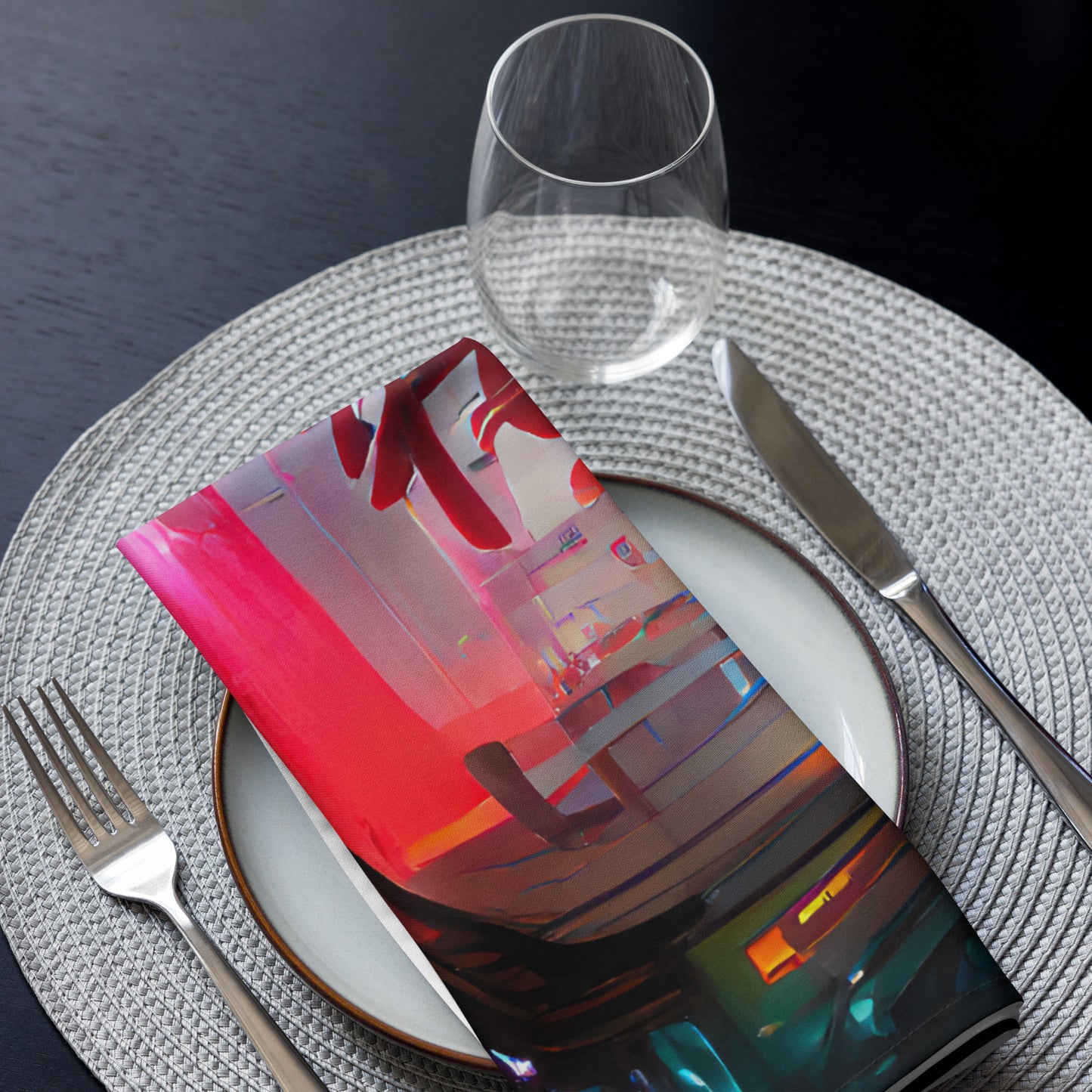 Half Black Half Báijiǔ - Cloth Napkin Set - iSAW Company