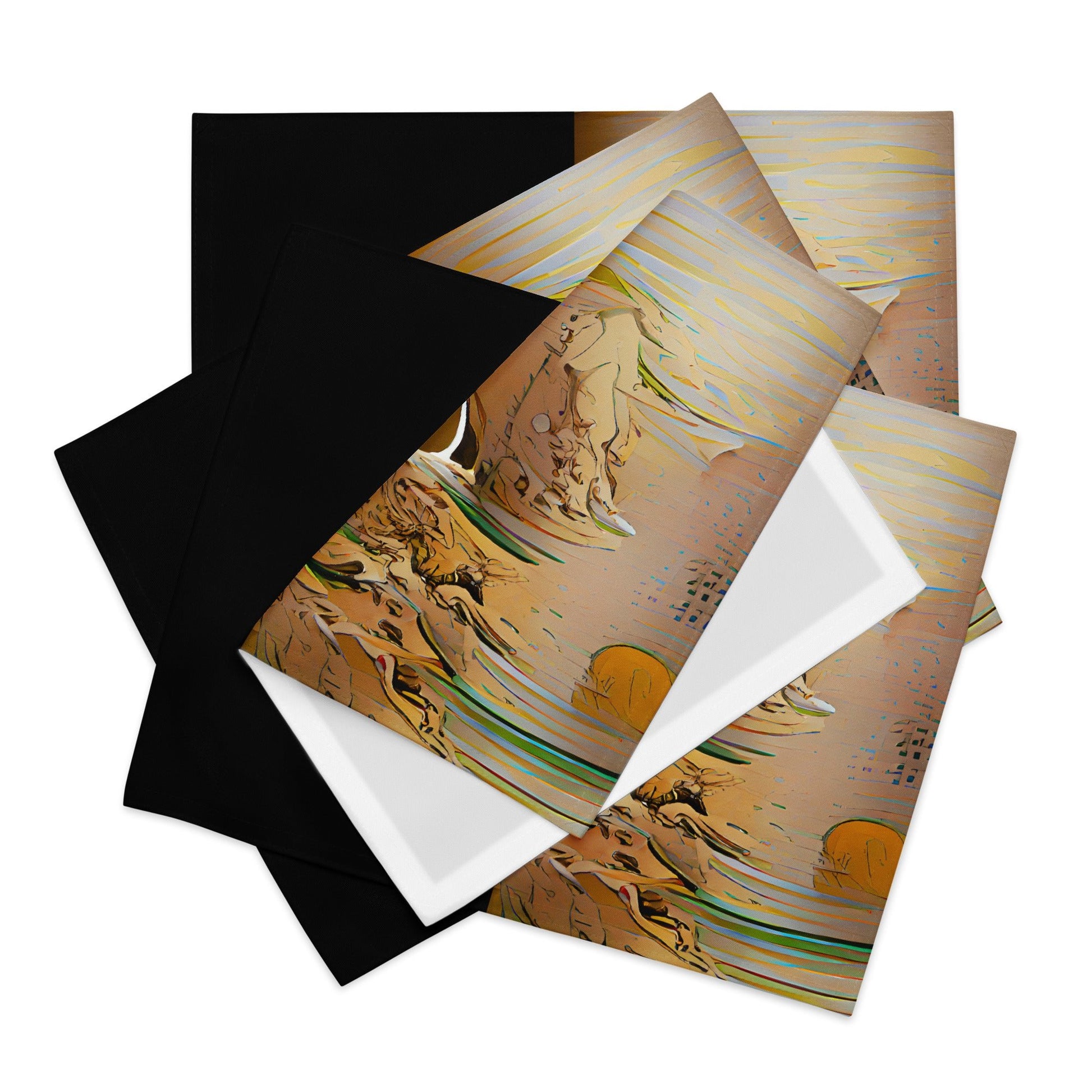 Half Black Half Gāolàng - Placemat Set - iSAW Company