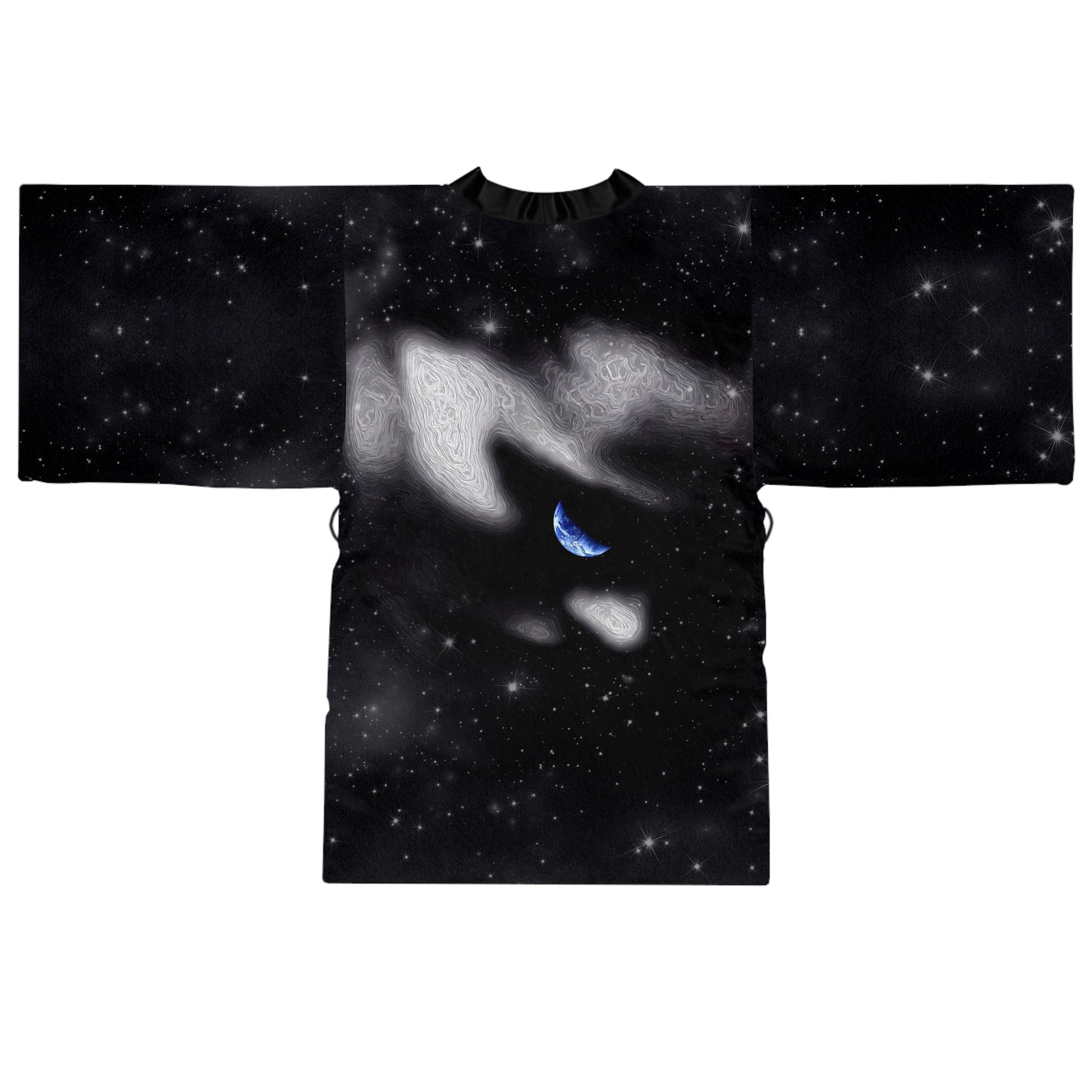 In The Quiet of Your Mind - Womens Long Sleeve Kimono Robe - iSAW Company