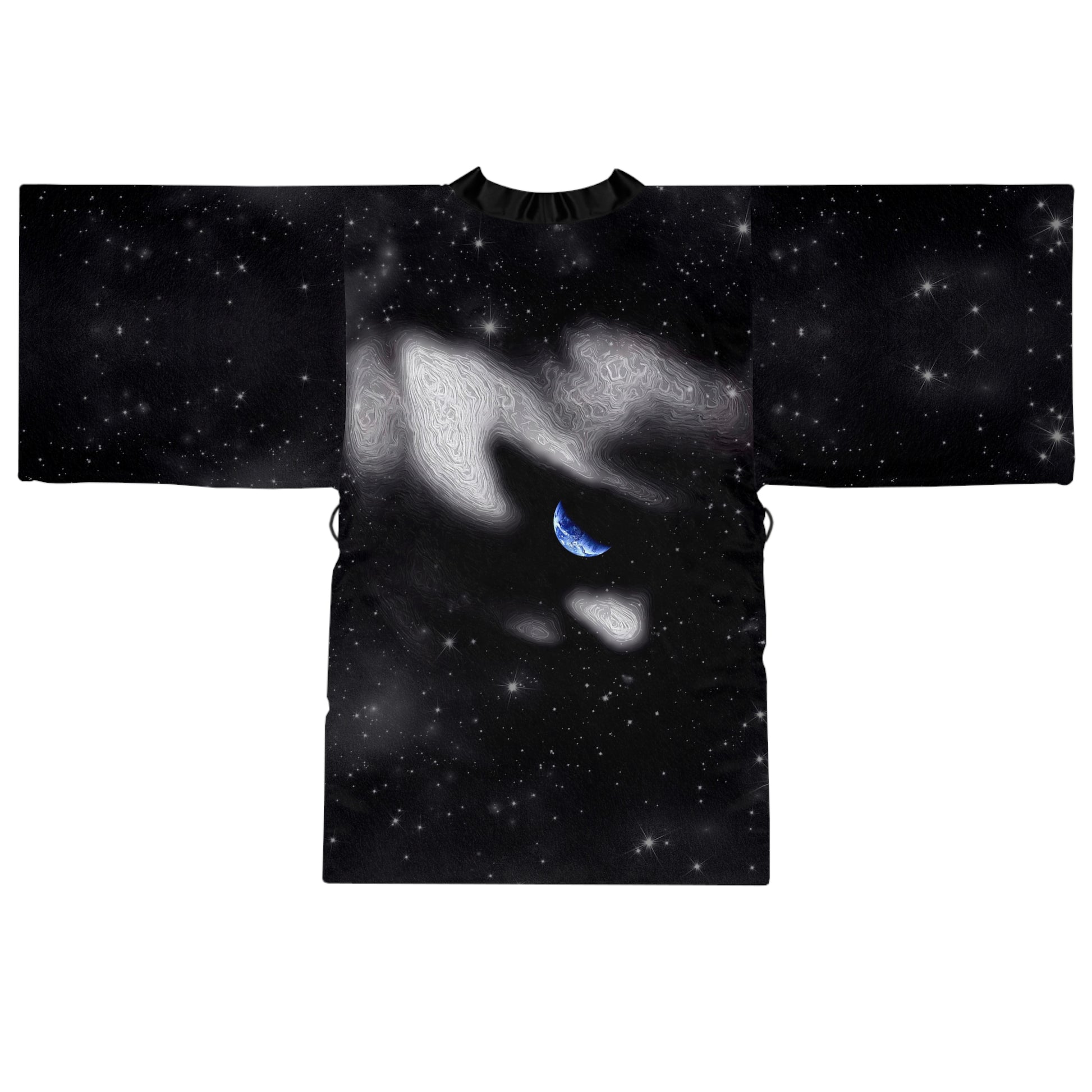 In The Quiet of Your Mind - Womens Long Sleeve Kimono Robe - iSAW Company