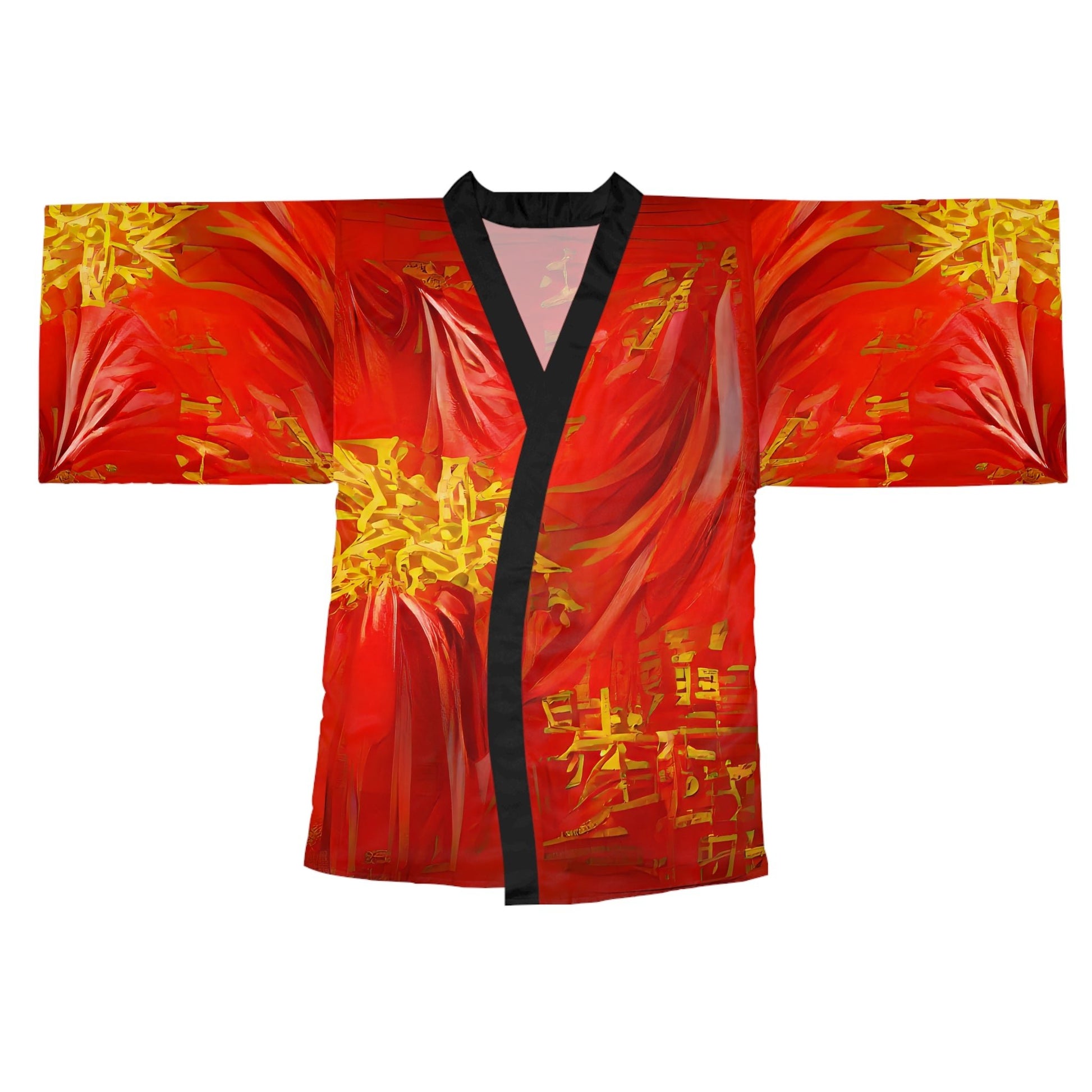 Qízhì - Womens Long Sleeve Kimono Robe - iSAW Company