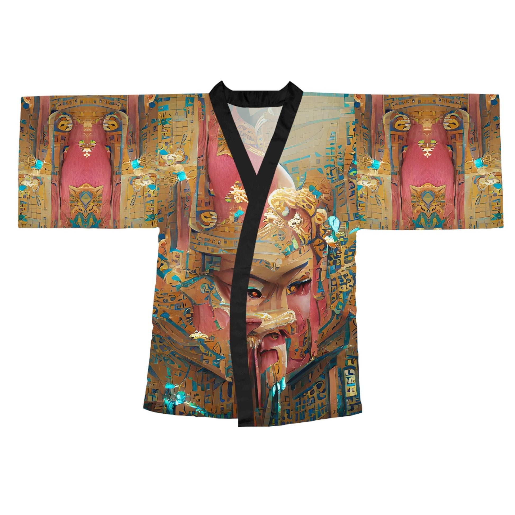 Huángdì - Womens Long Sleeve Kimono Robe - iSAW Company