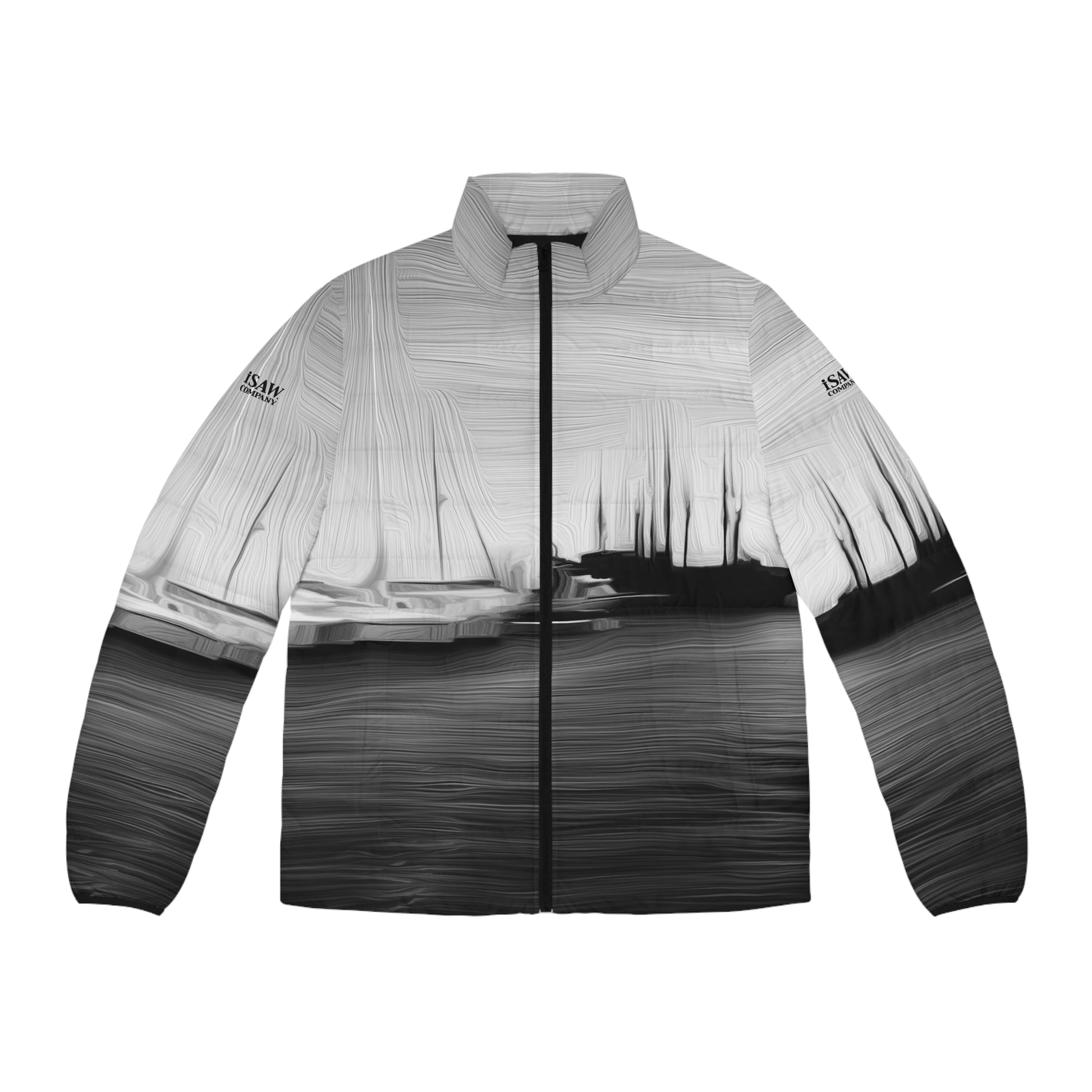 The Sleeping Yachts (at Night) - Mens Puffer Jacket - iSAW Company