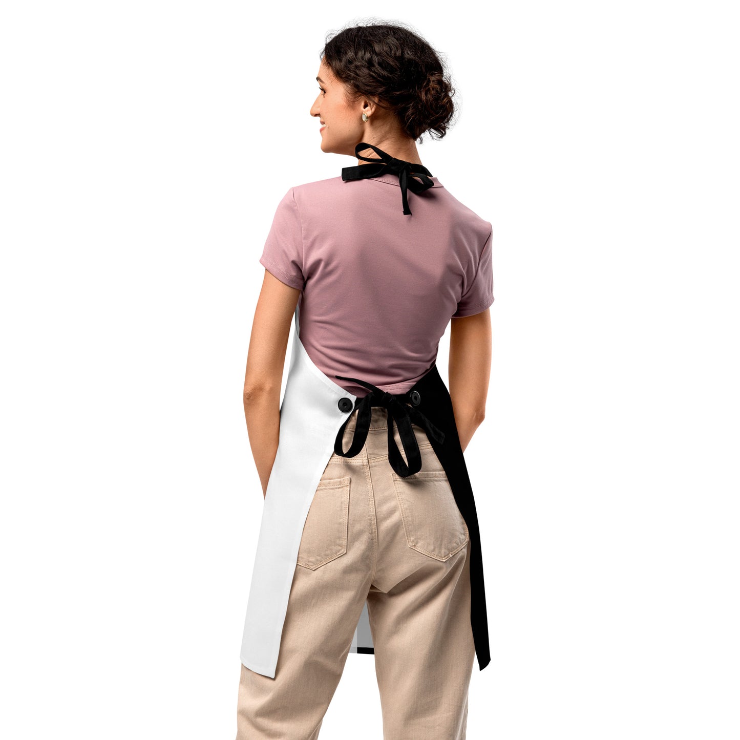 Half Black Half White - Apron - iSAW Company