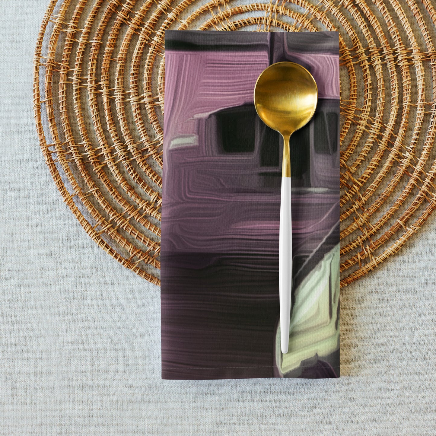 The Sleeping Yachts (at Evening) - Cloth Napkin Set - iSAW Company