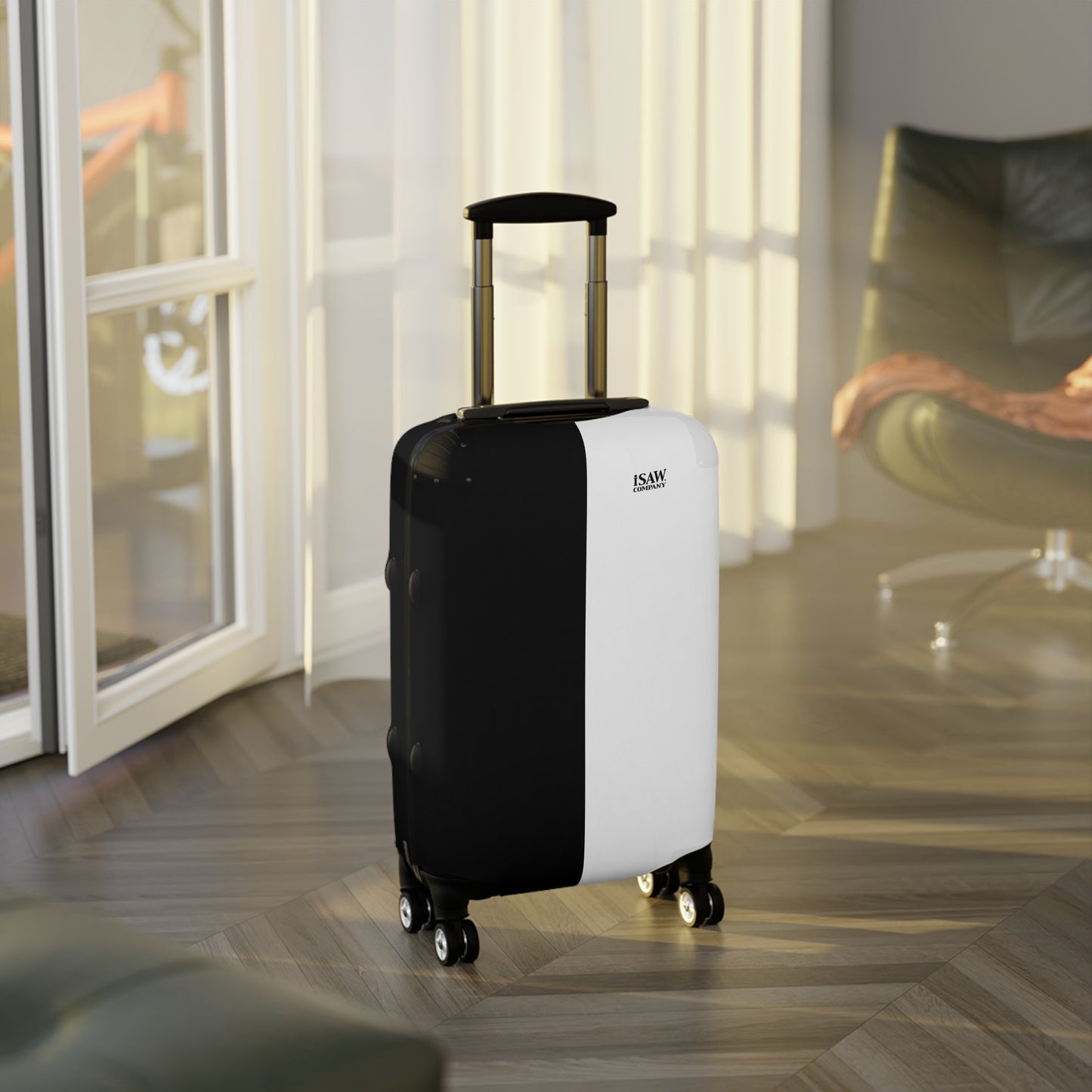 Half Black Half White – Protective Suitcase Cover - iSAW Company