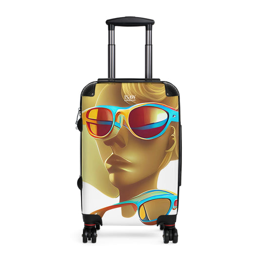 Retro Cool White - Hard - Shell Suitcase - iSAW Company