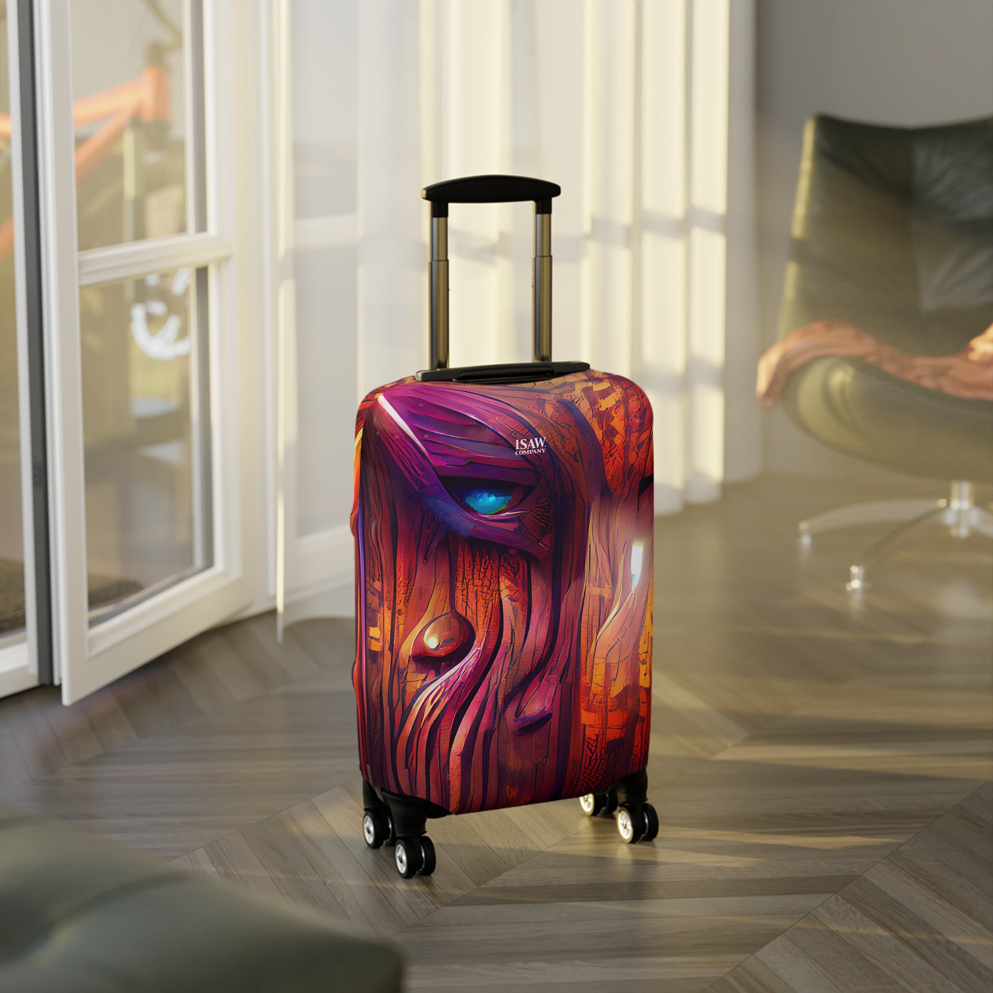 Hardwood – Protective Suitcase Cover - iSAW Company
