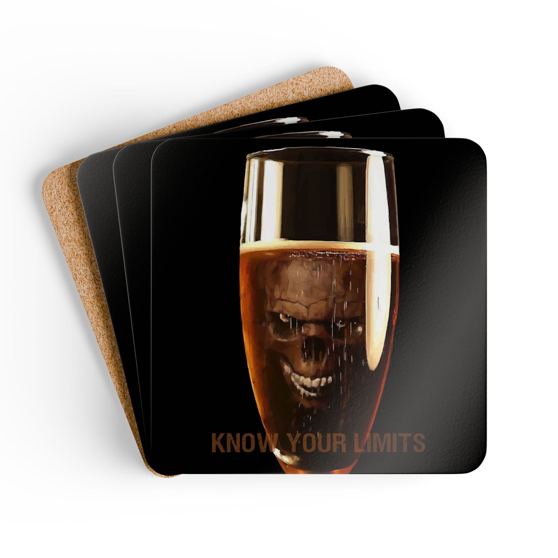 Alcohol - Know Your Limits - Coaster Set - iSAW Company