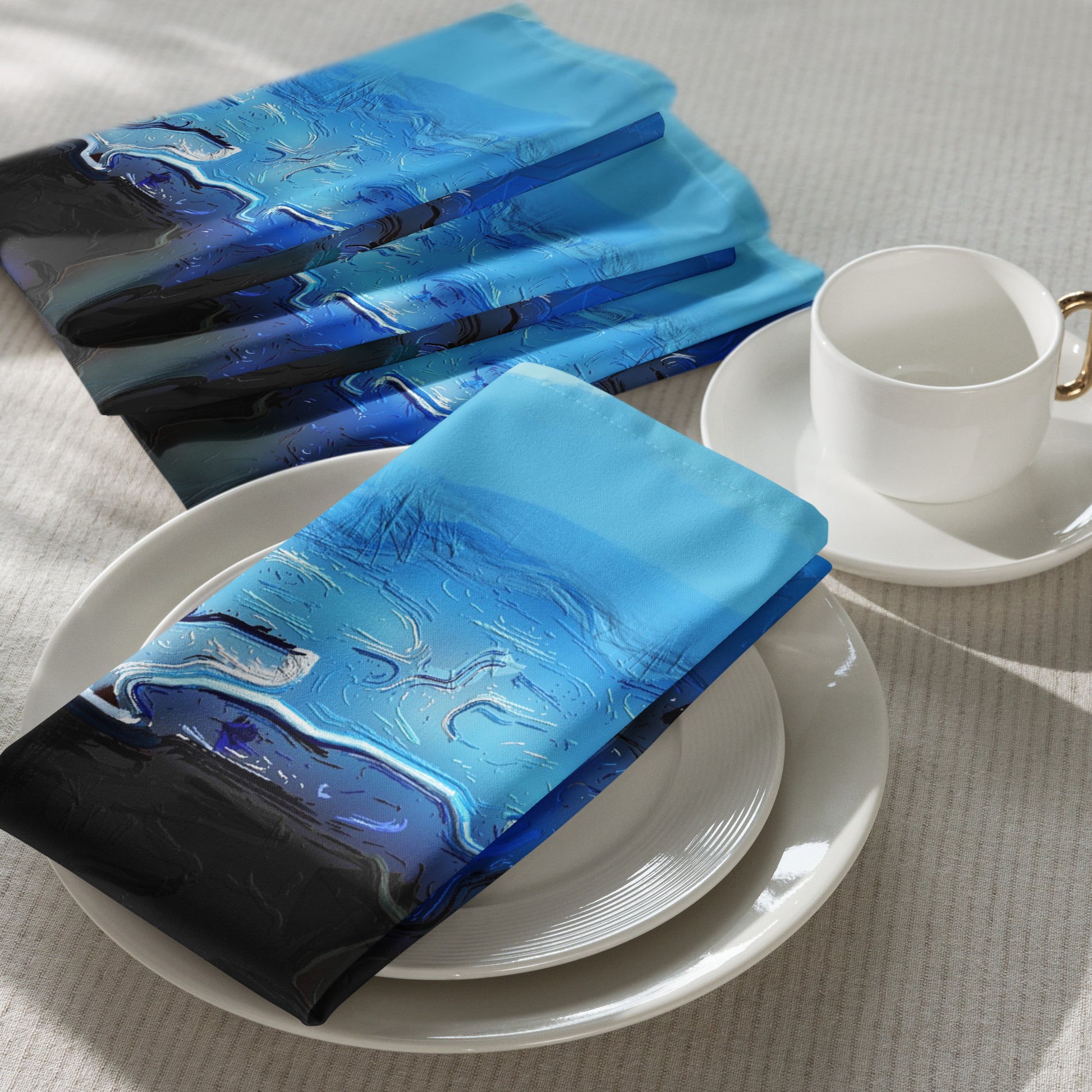A Drop In The Ocean - Cloth Napkin Set - iSAW Company