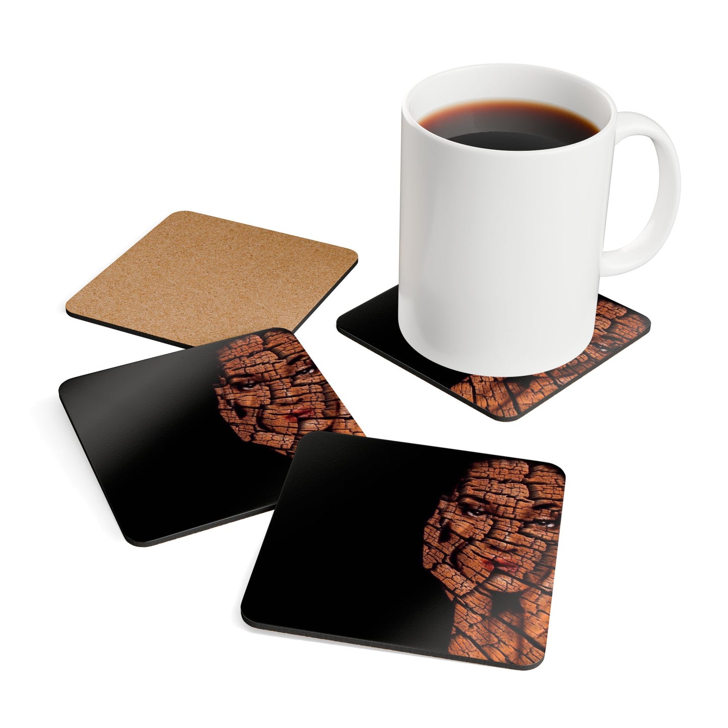 Bored Stiff - Cork Back Coaster Set - iSAW Company