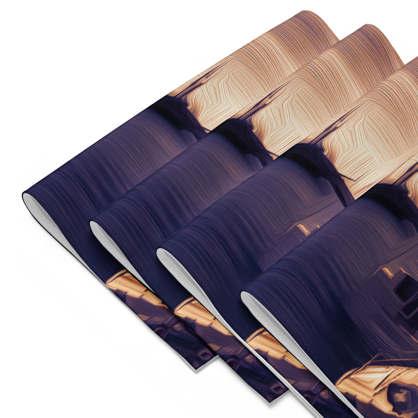 The Sleeping Yachts (at Sunset) - Placemat Set - iSAW Company