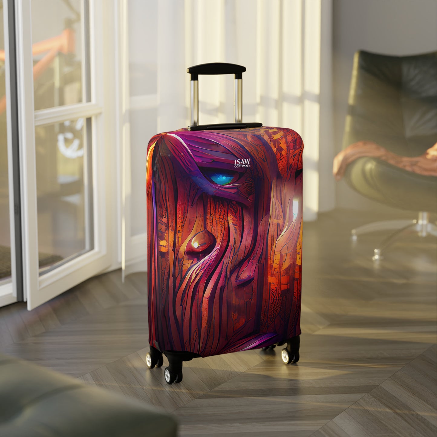 Hardwood – Protective Suitcase Cover - iSAW Company