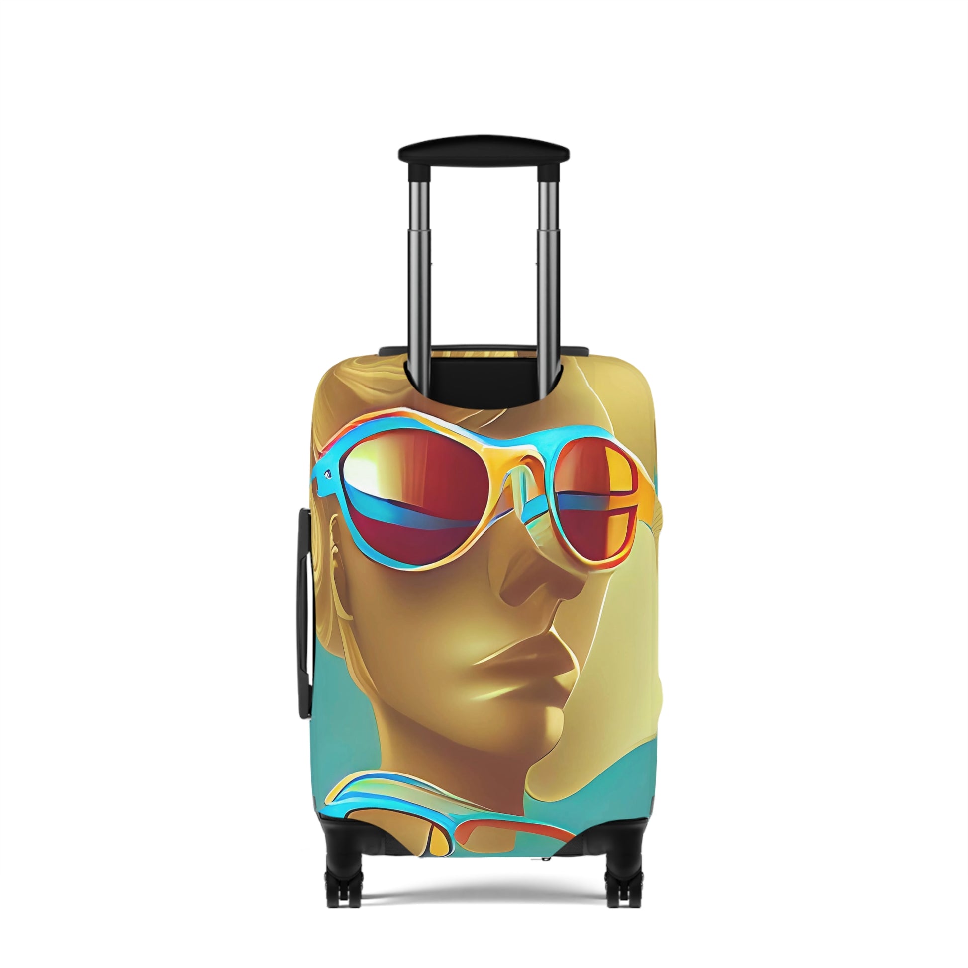 Retro Cool Blue – Protective Suitcase Cover - iSAW Company