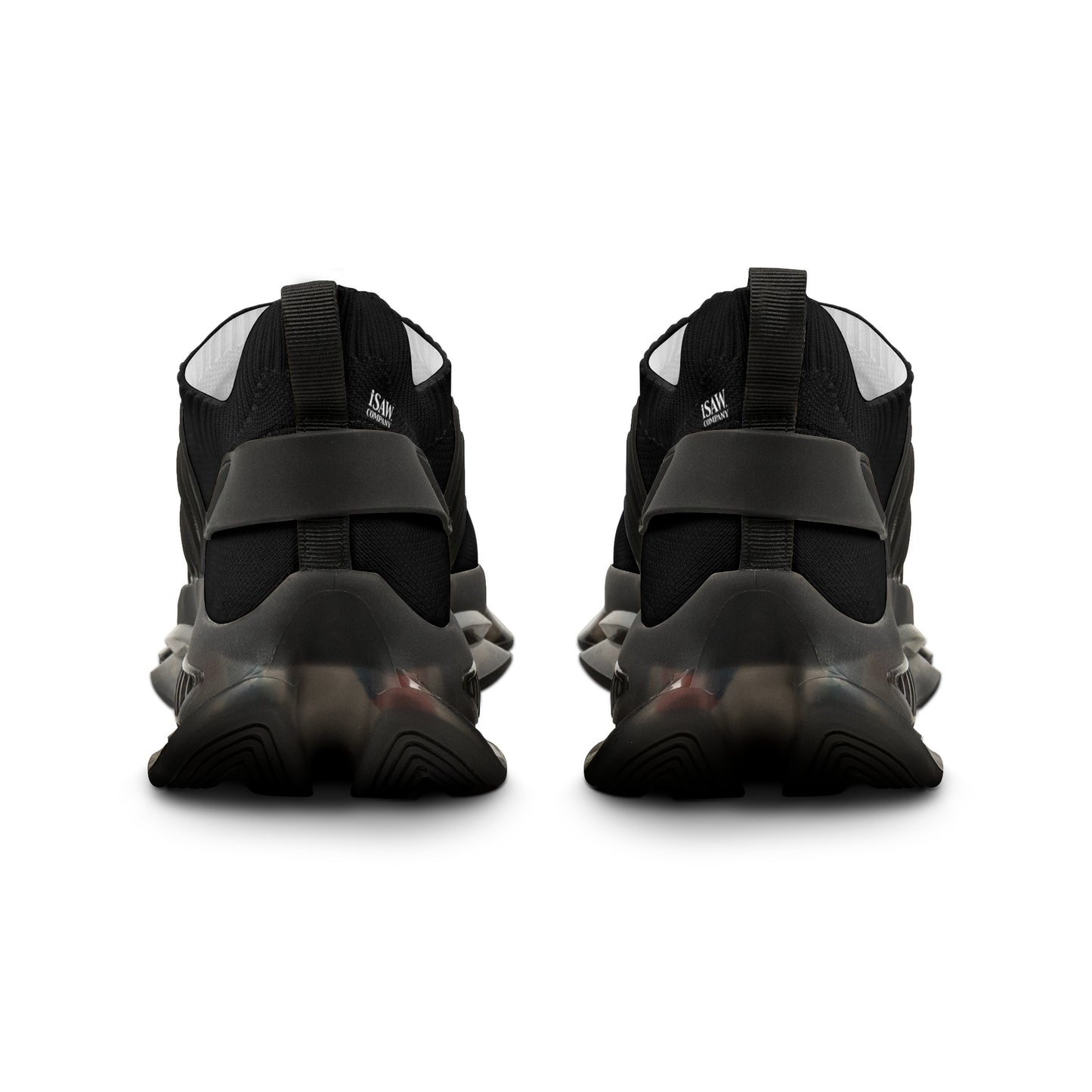 iSAW Mens Black Mesh Street Sneakers - iSAW Company