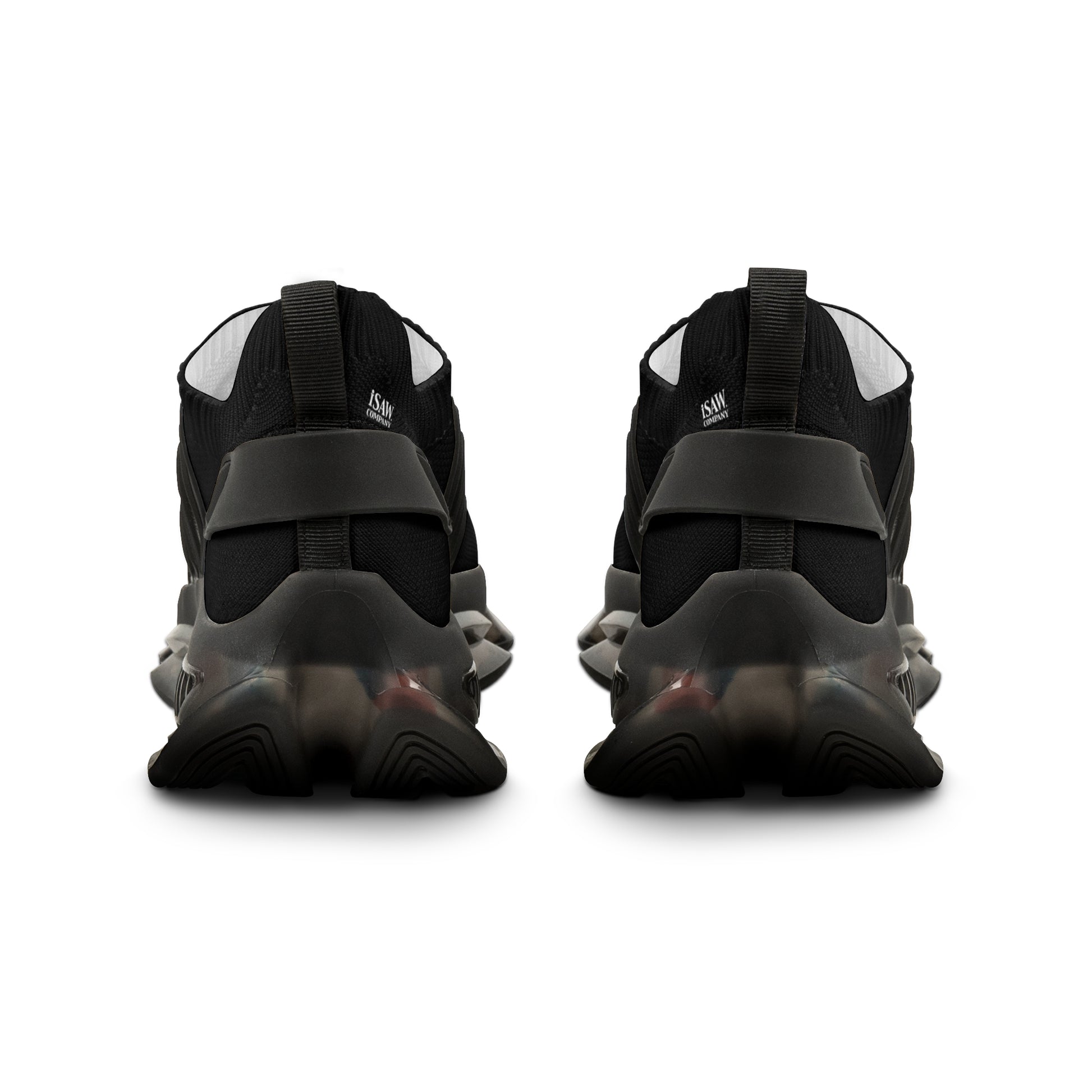 iSAW Mens Black Mesh Street Sneakers - iSAW Company