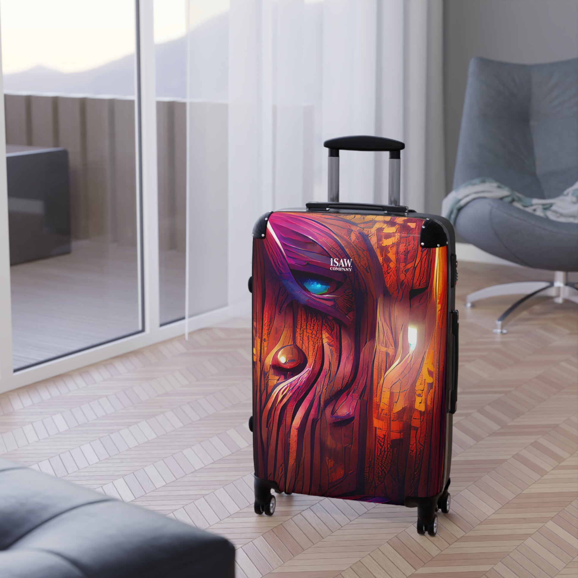 Hardwood - Hard - Shell Suitcase - iSAW Company
