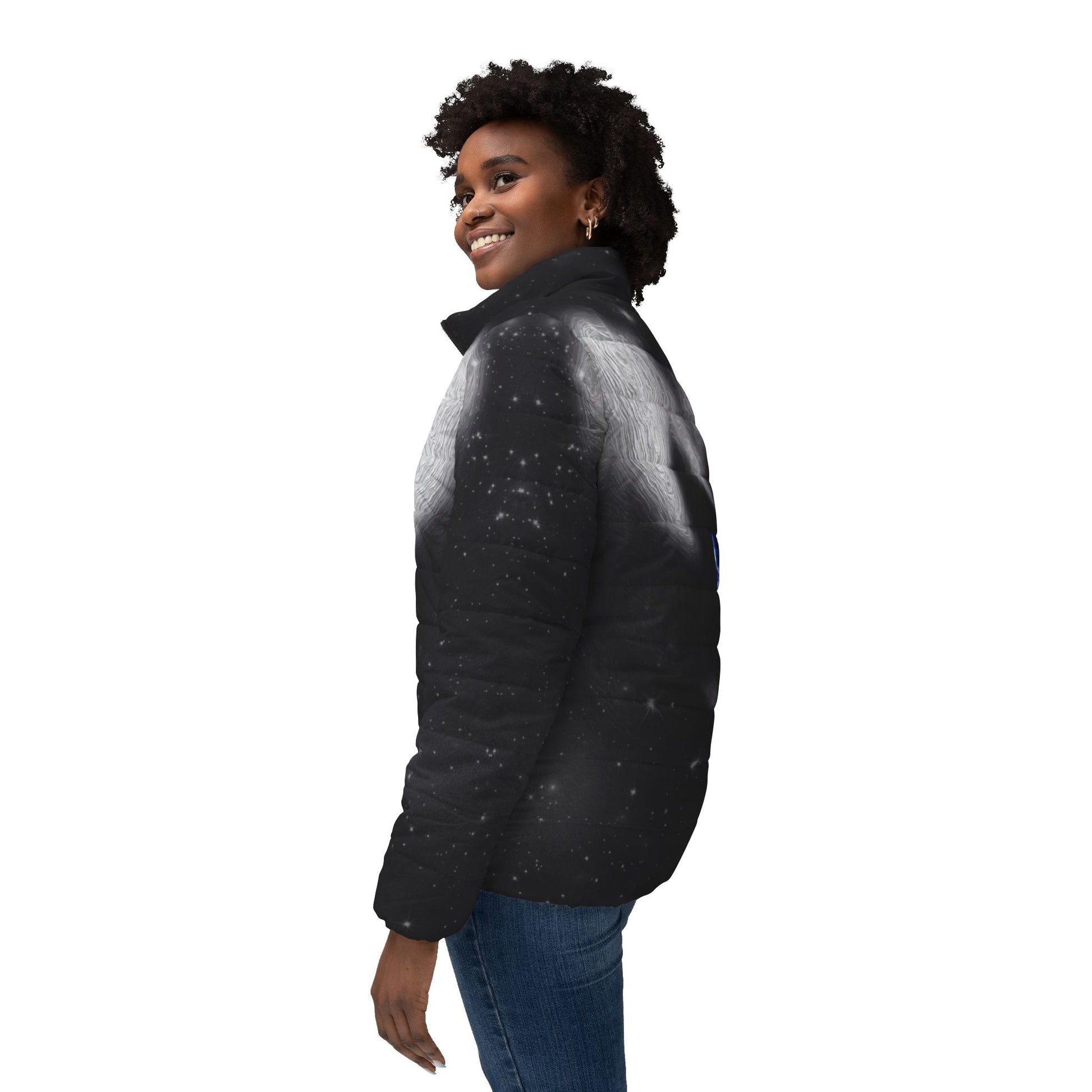 In The Quiet of Your Mind - Womens Puffer Jacket - iSAW Company