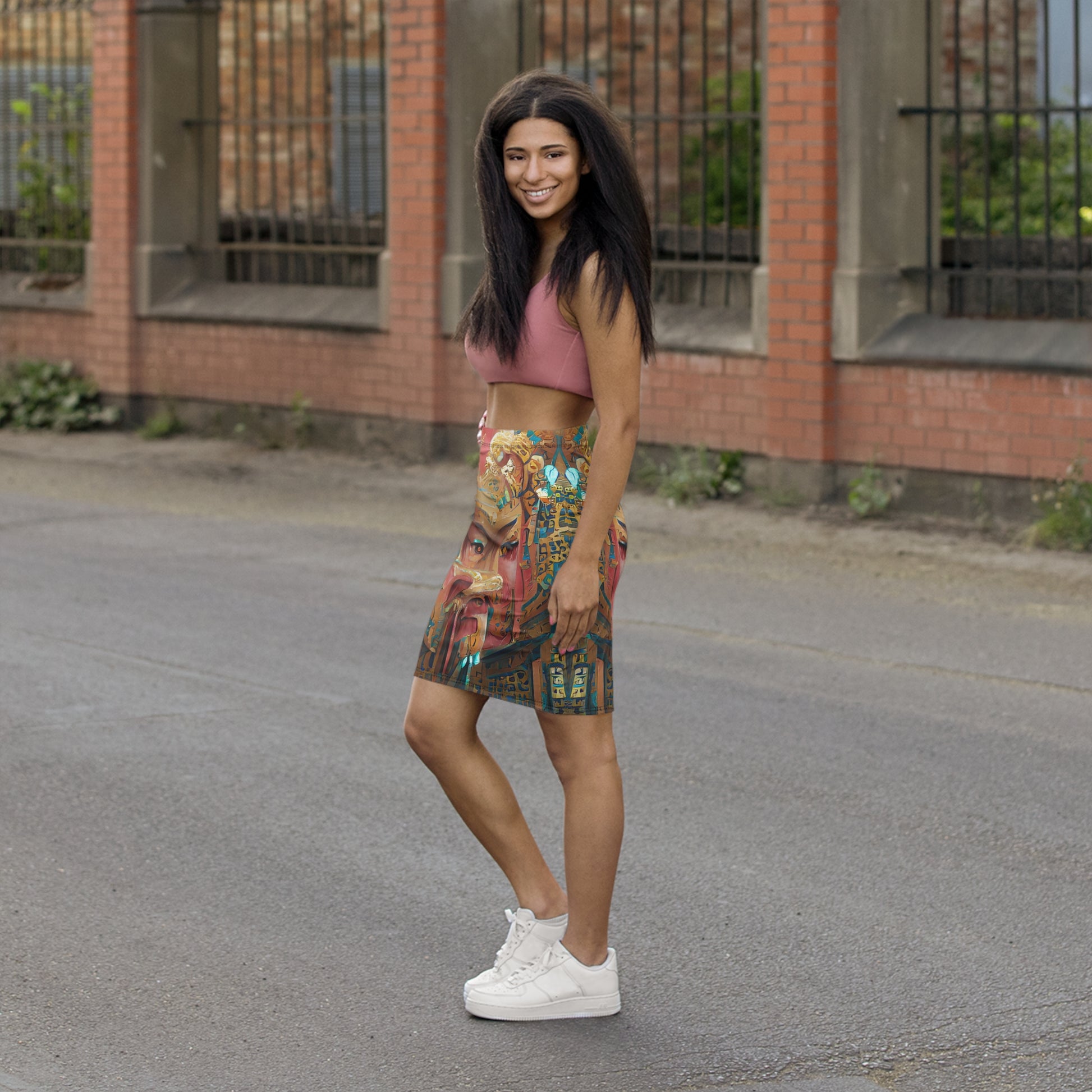 Huángdì - Womens Pencil Skirt - iSAW Company